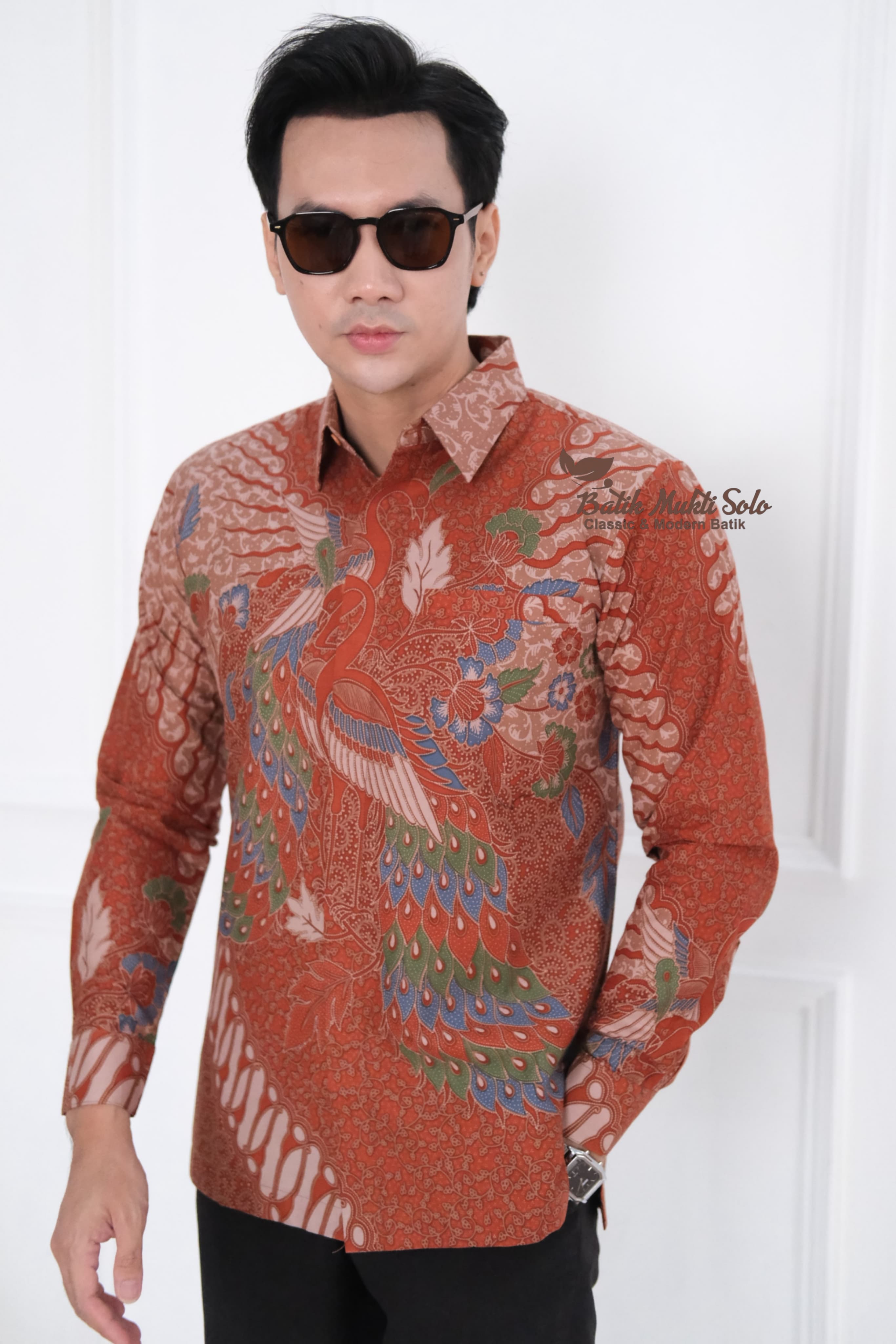 Kemeja Batik pria Lengan Panjang Premium CP0011