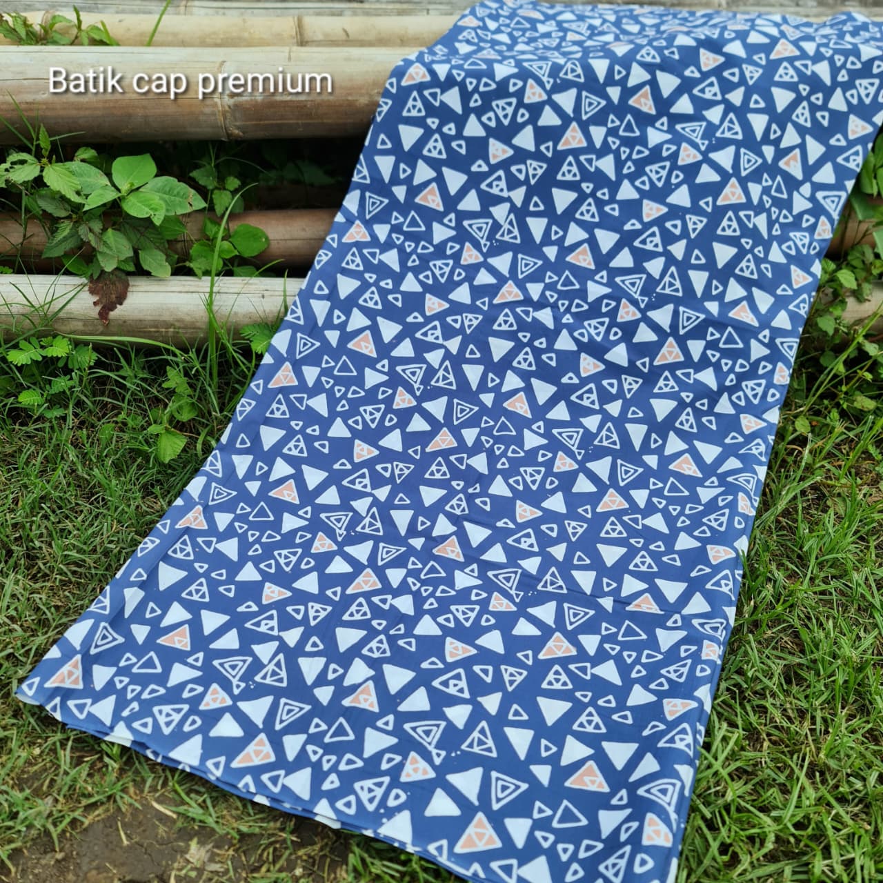 Kan Batik Cap Indigo  Premium S0146