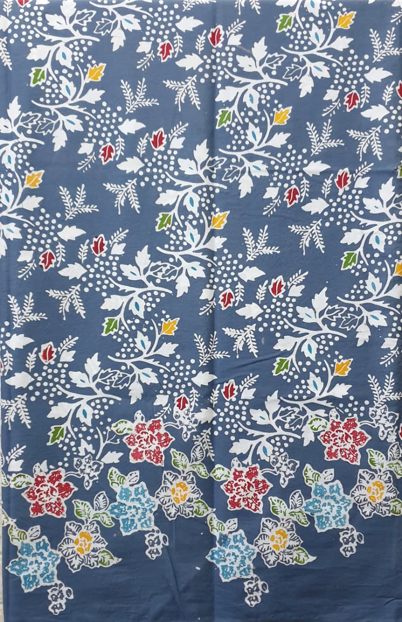 Kan Batik Cap Indigo  Premium S04160