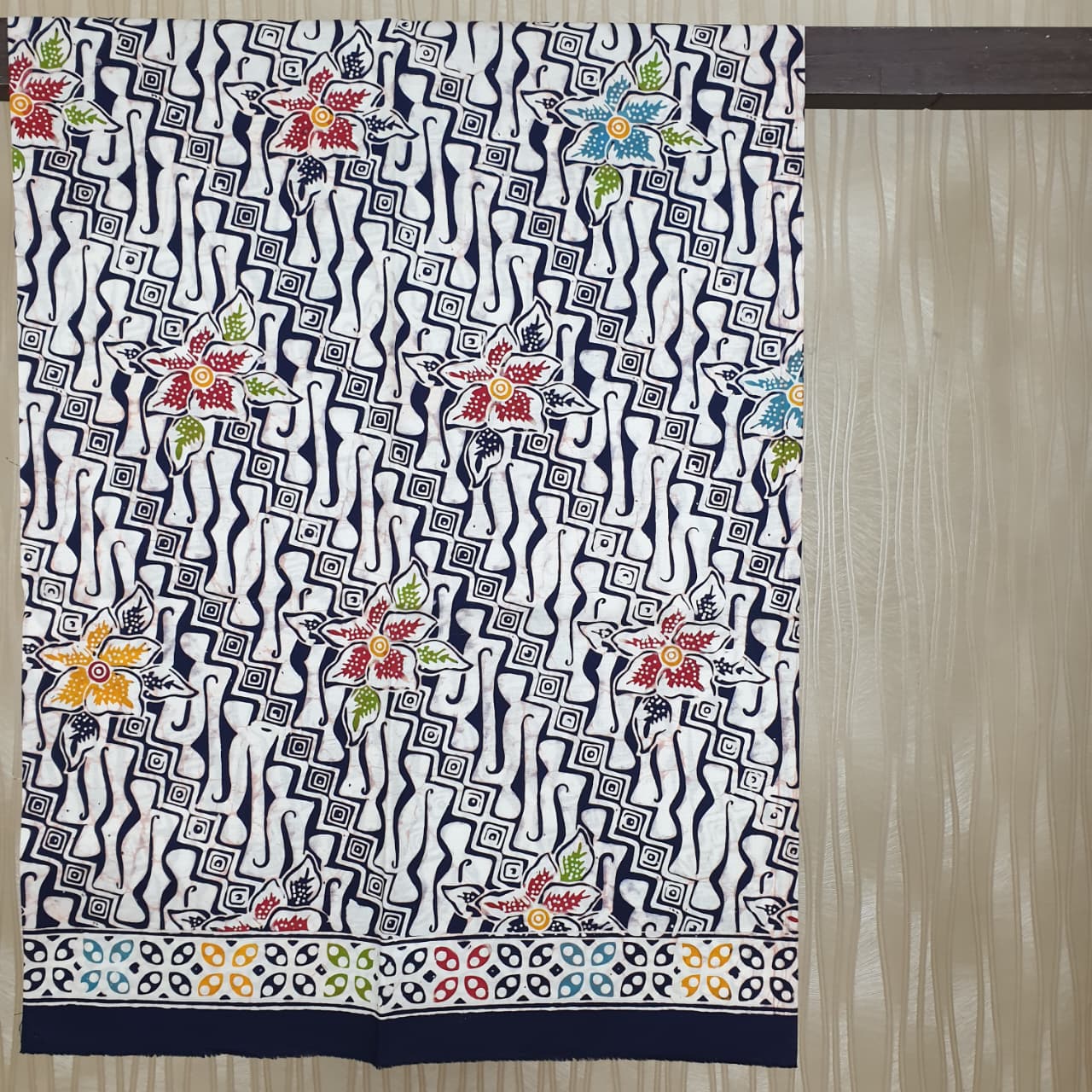 Kan Batik Cap Indigo  Premium S04163