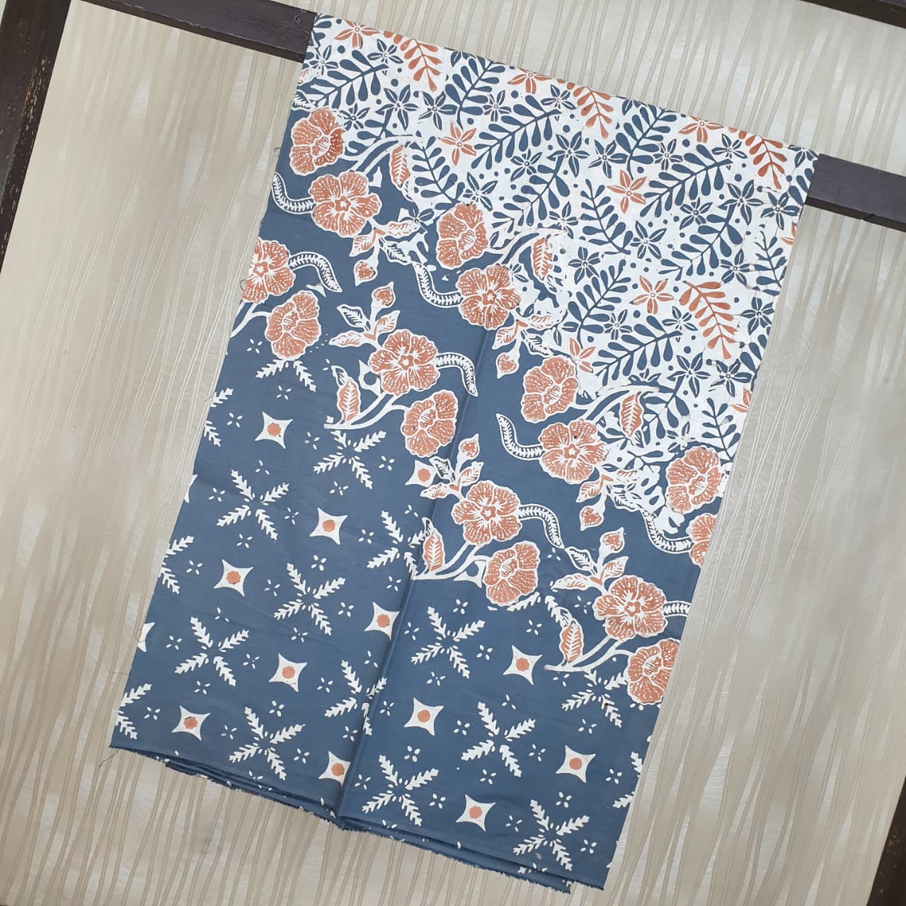 Kan Batik Cap Indigo  Premium S04143