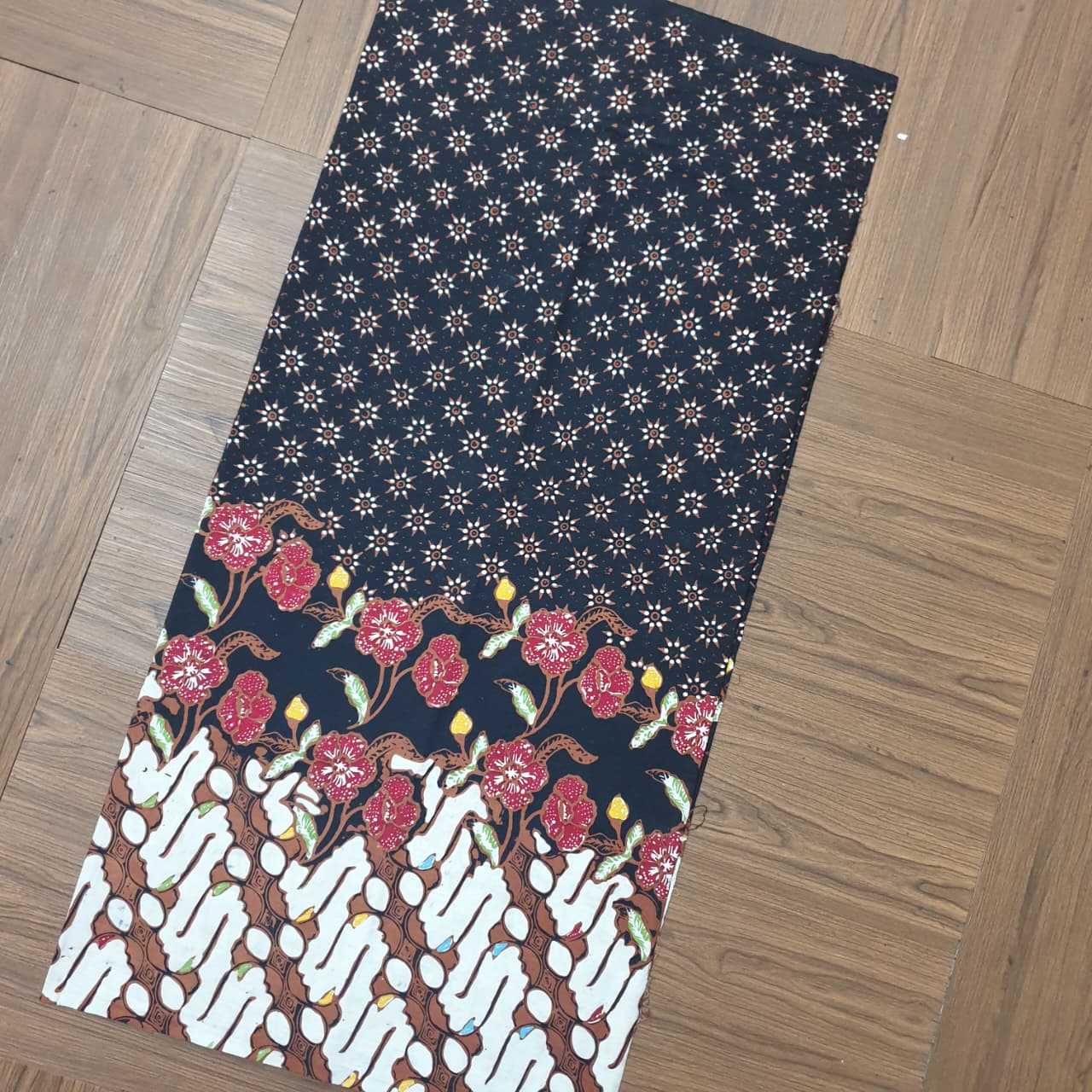 Kan Batik Kombinasi Tulis colet sogan  Premium S0381