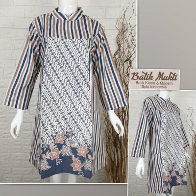 RISSA TUNIK INDIGO SAWO
