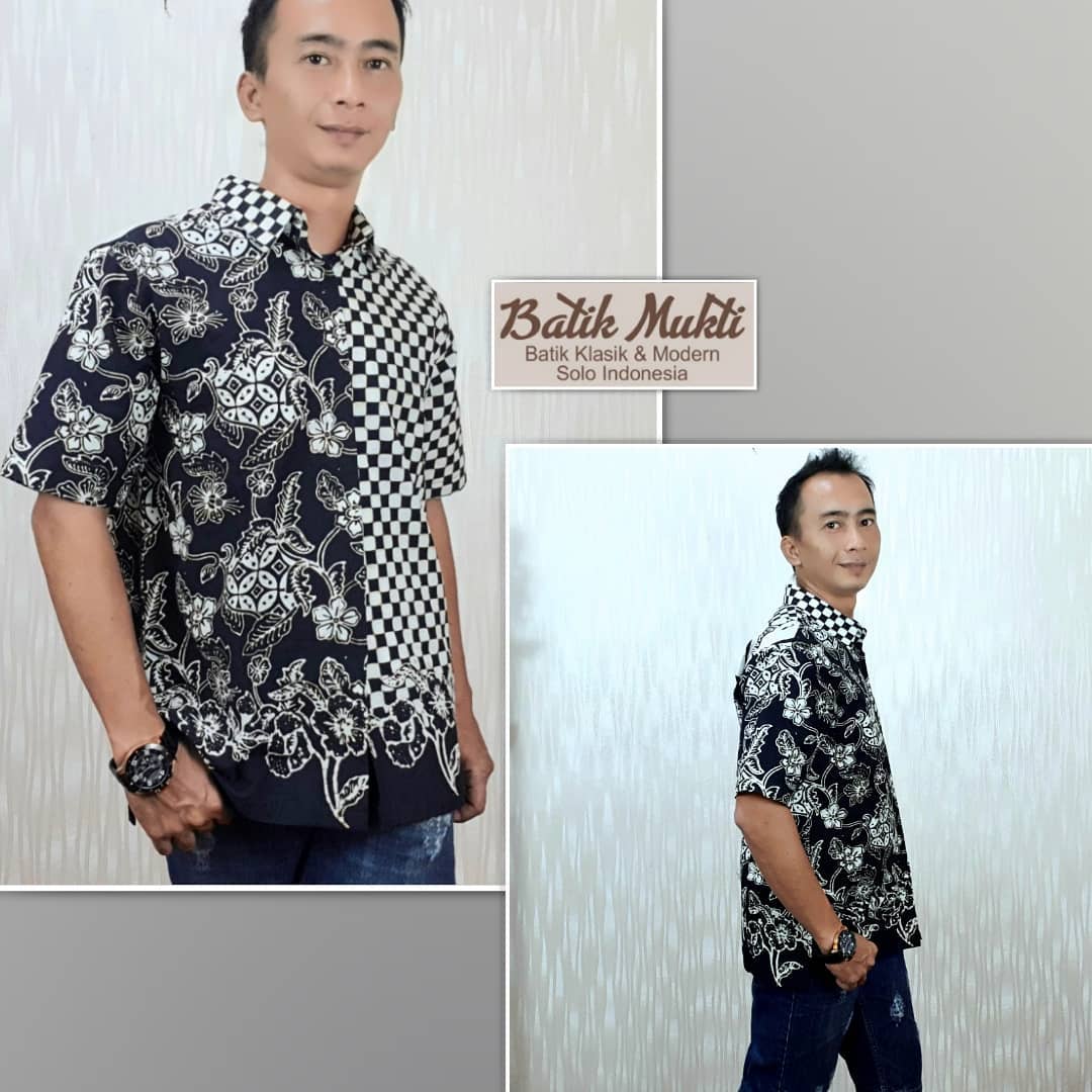 Kemeja Golek Poleng Kembang Kemeja Golek Poleng Kembang