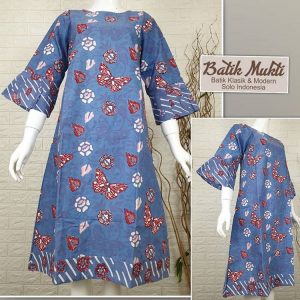 ROLENSA TUNIK INDIGO KEMBANG KUPU