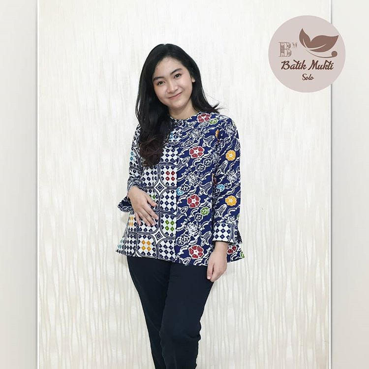 NAVIE BLOUSE POLENG 3