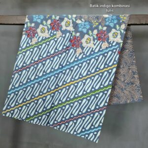 Batik Indigo Kombinasi Tulis Motif Kombi